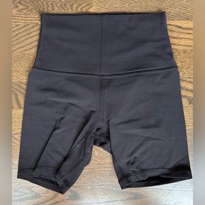 Lululemon Align High Rise Short, 6”, Black, Size 2